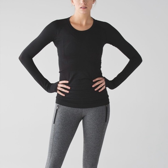 LULULEMON- Swiftly Tech Long Sleeve Crew Running Training Gym Workout Top Shirt - Picture 1 of 7
